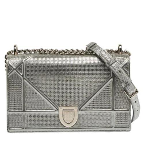 Dior Vintage Pre-owned Laeder dior-vskor Gray, Dam