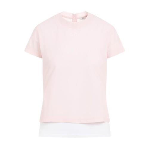 Alaïa Rose Clair Tshirt Body Pink, Dam