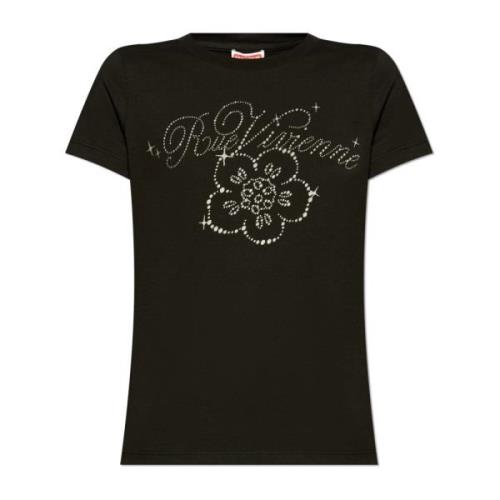 Kenzo T-shirt med tryck Black, Dam