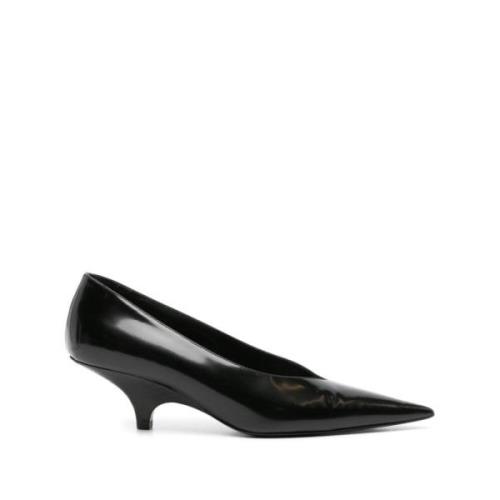 TotêMe Svart Kilklack Pumps Skor Black, Dam