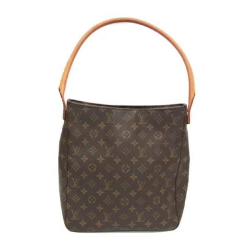 Louis Vuitton Vintage Pre-owned Canvas handvskor Brown, Dam