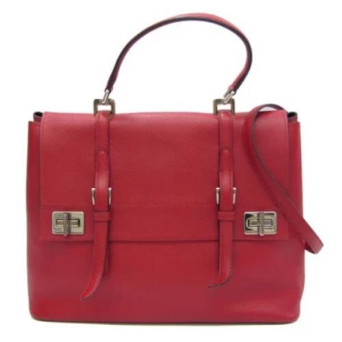 Prada Vintage Pre-owned Tyg handvskor Red, Dam