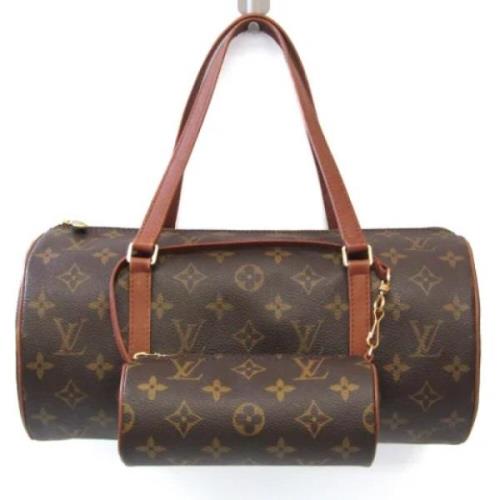 Louis Vuitton Vintage Pre-owned Canvas handvskor Brown, Dam