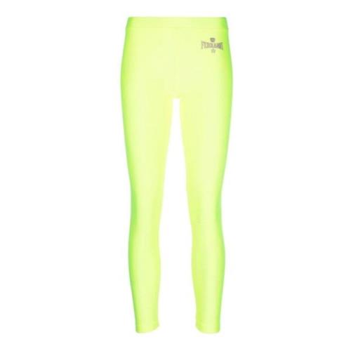 Chiara Ferragni Collection Gula Leggings för Kvinnor Yellow, Dam