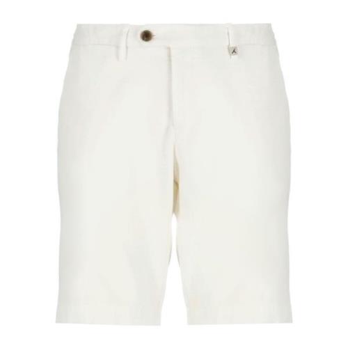 Myths Vita Bermuda Shorts med Fickor White, Herr