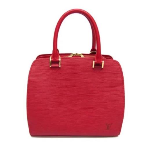 Louis Vuitton Vintage Pre-owned Laeder handvskor Red, Dam