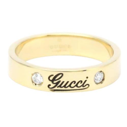 Gucci Vintage Pre-owned Guld ringar Yellow, Dam