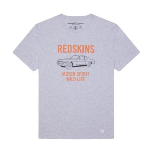 Redskins Tryckt Logot-shirt - Grå Gray, Herr