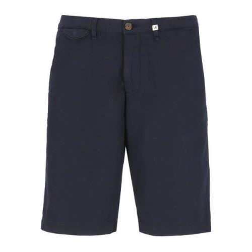 Myths Blå Bomull Bermuda Shorts Blue, Herr