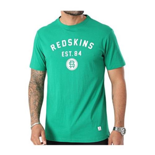 Redskins Tryckt Logotyp T-shirt - Grön Green, Herr