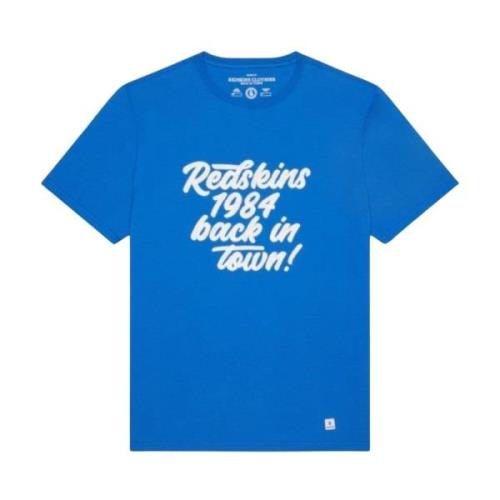 Redskins Broderad logot-shirt - Blå Blue, Herr