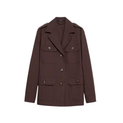 Weekend Utility Canvas Blazer Brown, Dam