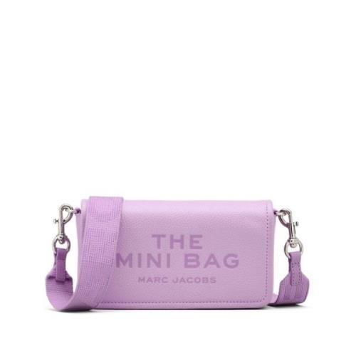 Marc Jacobs Mini Väska Lila Läder Magnetisk Stängning Purple, Dam