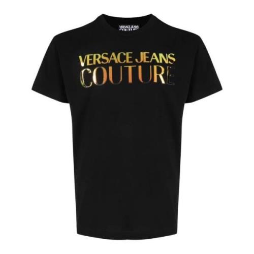 Versace Jeans Couture Svarta T-shirts och Polos Black, Herr
