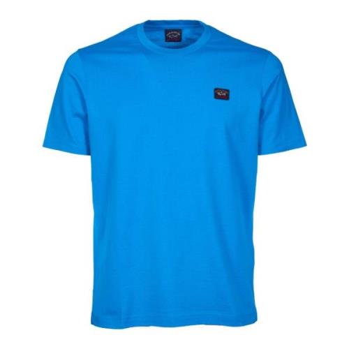 Paul & Shark Logo Crew-neck T-shirt och Polo Blue, Herr