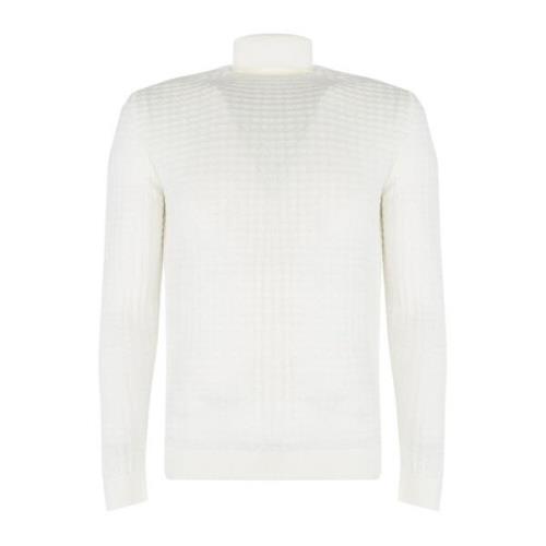 Xagon Man Round-neck Knitwear Beige, Herr