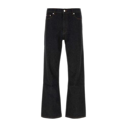 A.p.c. Svarta denim jeans Black, Herr