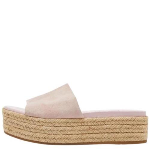 Miu Miu Pre-owned Pre-owned Mocka sandaler Pink, Dam