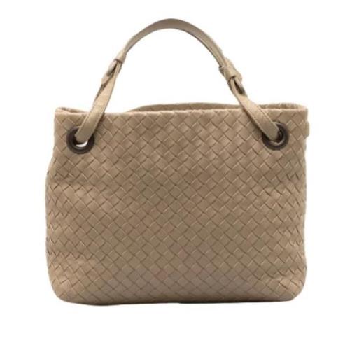 Bottega Veneta Vintage Pre-owned Laeder handvskor Gray, Dam