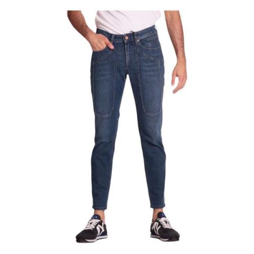 Jeckerson Mörkblå Skinny Fit Denim Jeans Blue, Herr