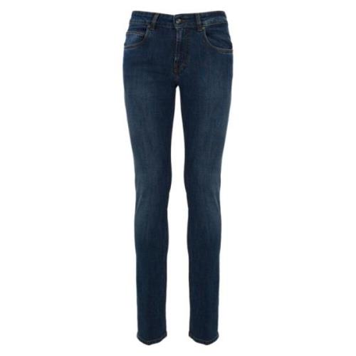 Fay Slim Fit Denim Byxor Blue, Herr