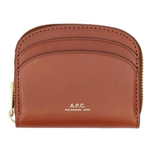 A.p.c. Mini Demi-Lune Kompakt Väska Brown, Dam