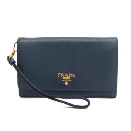 Prada Vintage Pre-owned Tyg plnbcker Blue, Dam