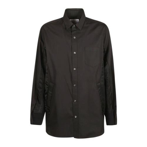 Sacai Poplin Skjorta Black, Herr