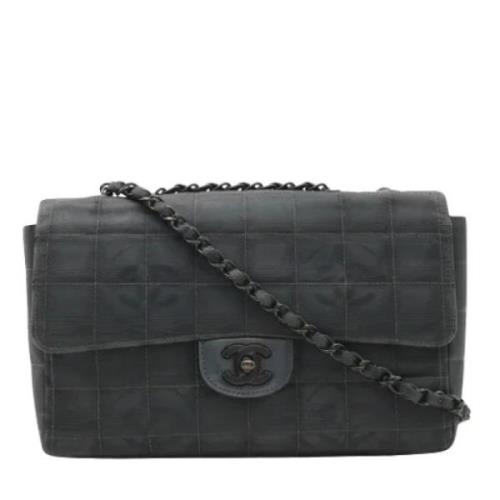 Chanel Vintage Pre-owned Canvas chanel-vskor Black, Dam