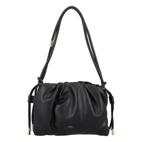 A.p.c. Svart Handväska Ninon Mini Väska Black, Dam