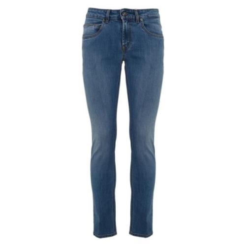 Fay Slim Fit Denim Byxor Blue, Herr