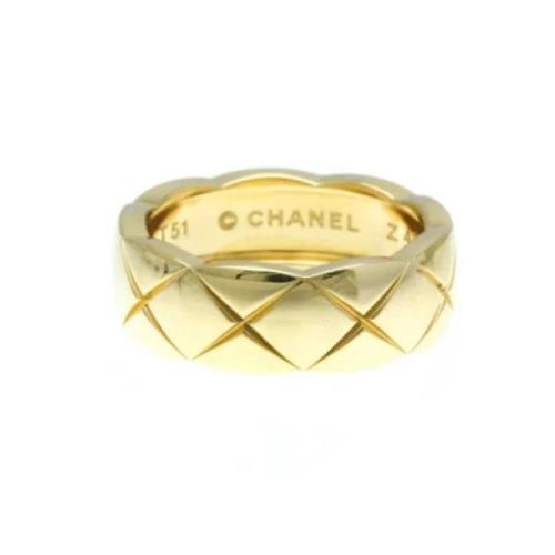 Chanel Vintage Pre-owned Guld chanel-smycken Yellow, Dam