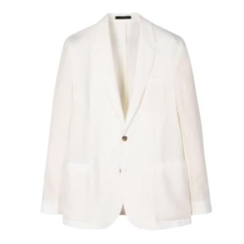 PS By Paul Smith Ivory Linnejacka Beige, Herr