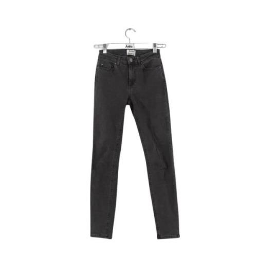 Acne Studios Pre-owned Pre-owned Bomull jeans Black, Dam