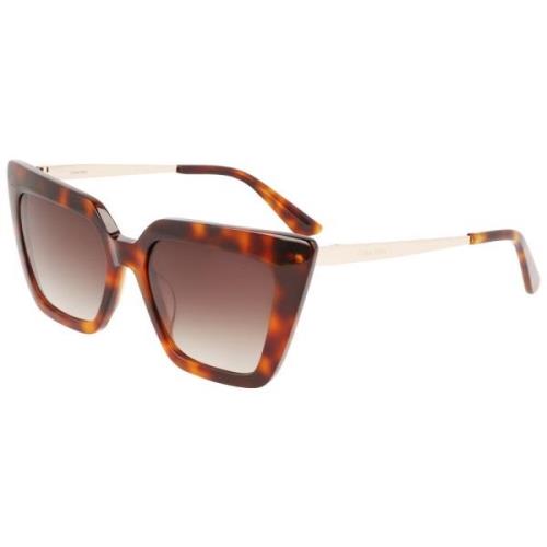 Calvin Klein Brun Havana Solglasögon Ck22516S-220 Brown, Unisex