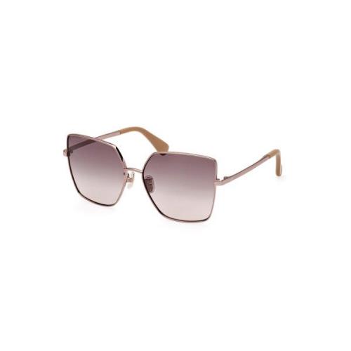 Max Mara Natalia-38 Solglasögon Brun Gradient Pink, Dam