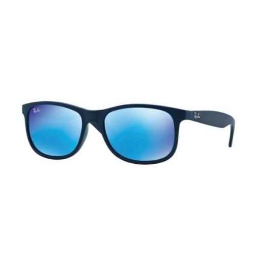 Ray-Ban Blå Ram Grön Spegel Solglasögon Blue, Herr