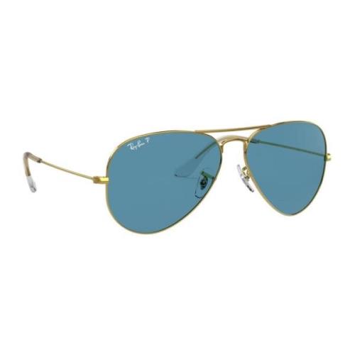 Ray-Ban Klassiska Aviator Solglasögon Metall Kristall Yellow, Herr