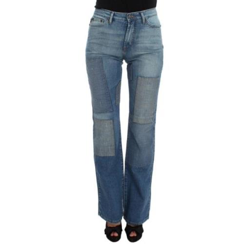 Roberto Cavalli Straight Jeans Blue, Dam