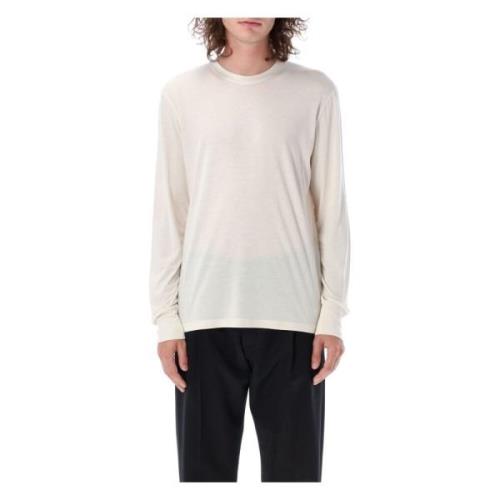 Tom Ford Långärmad T-shirt Beige, Herr