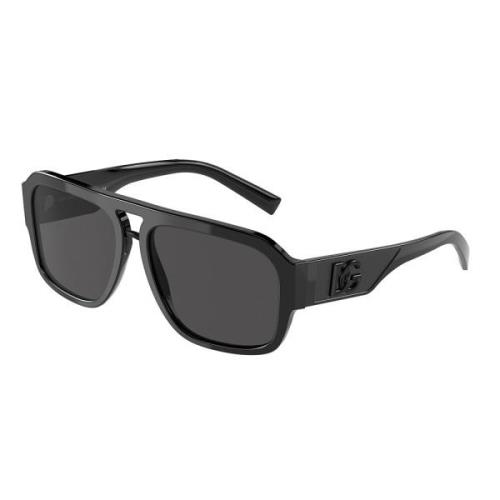 Dolce & Gabbana Dg4403-501/87 Solglasögon Svart Mörkgrå Black, Herr