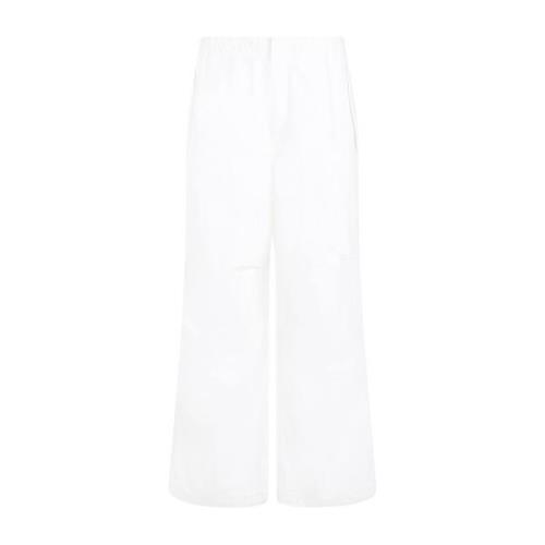 Jil Sander Vita bomullsbyxor Aw23 White, Herr