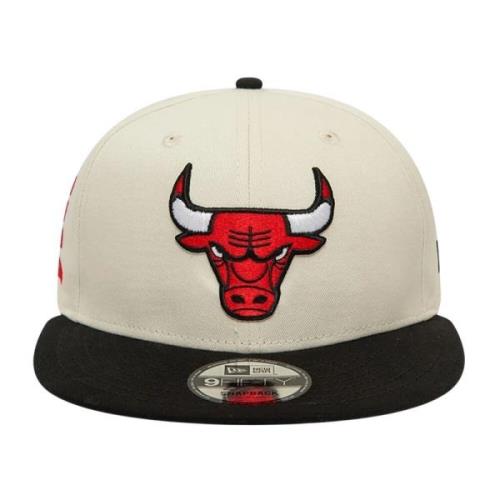 New Era Chicago Bulls NBA Logo Keps Beige, Unisex