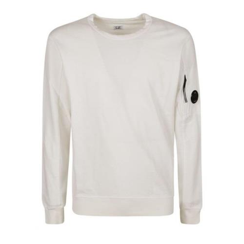 C.p. Company Mysig Fleece Sweatshirt White, Herr