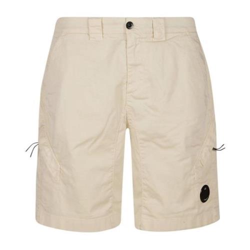 C.p. Company Sateen Utility Shorts Beige, Herr