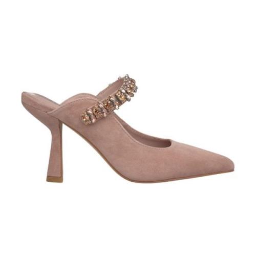 Alma EN Pena Kristall Slingback Sko Pink, Dam