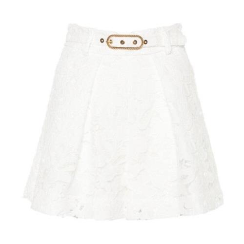 Zimmermann Natura Lace Short Ivory White, Dam