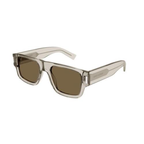 Saint Laurent Beige Brown Solglasögon SL 659 Beige, Unisex