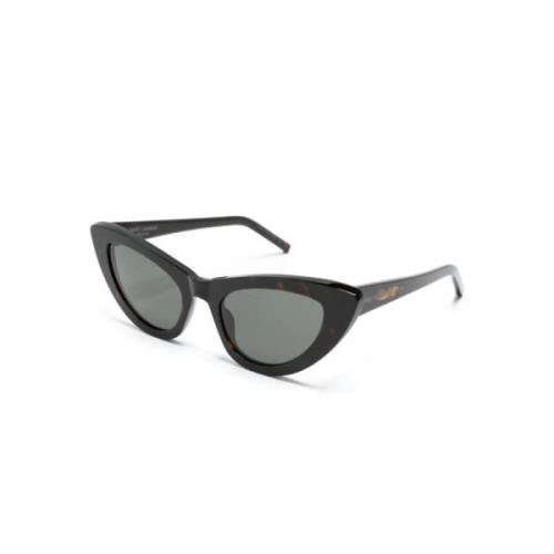 Saint Laurent SL 213 Lily 016 Sunglasses Brown, Dam