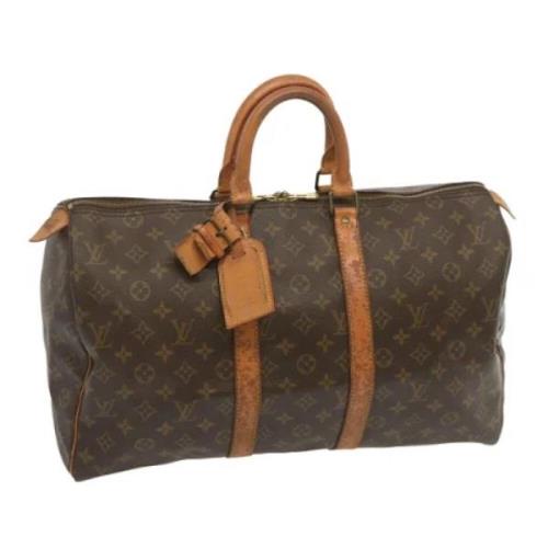 Louis Vuitton Vintage Pre-owned Canvas handvskor Brown, Dam